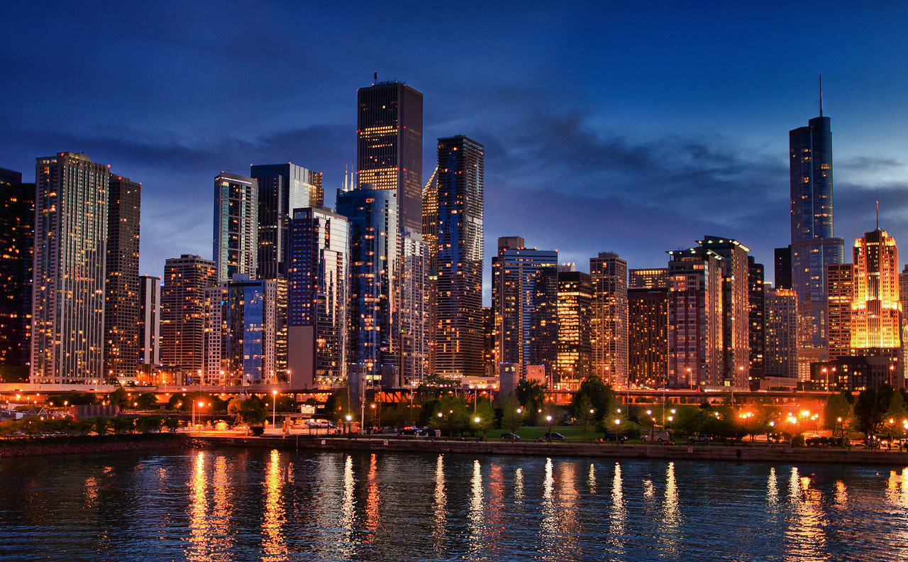 Chicago Skyline HDR