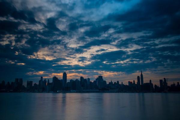 New York City Skyline at Sunrise