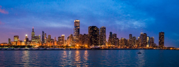 Chicago Skyline from Lake Michigan